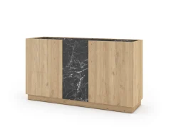 Dressoir Dione 3d Naturel/marmer Lotus - Giga Meubel