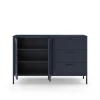 Dressoir Diora 2d3L 140cm Blauw - Giga Meubel