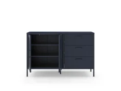 Dressoir Diora 2d3L 140cm Blauw - Giga Meubel