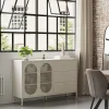 Dressoir Diora 2d3L 140cm Crème - Giga Meubel