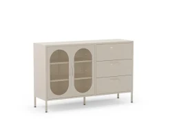 Dressoir Diora 2d3L 140cm Crème - Giga Meubel