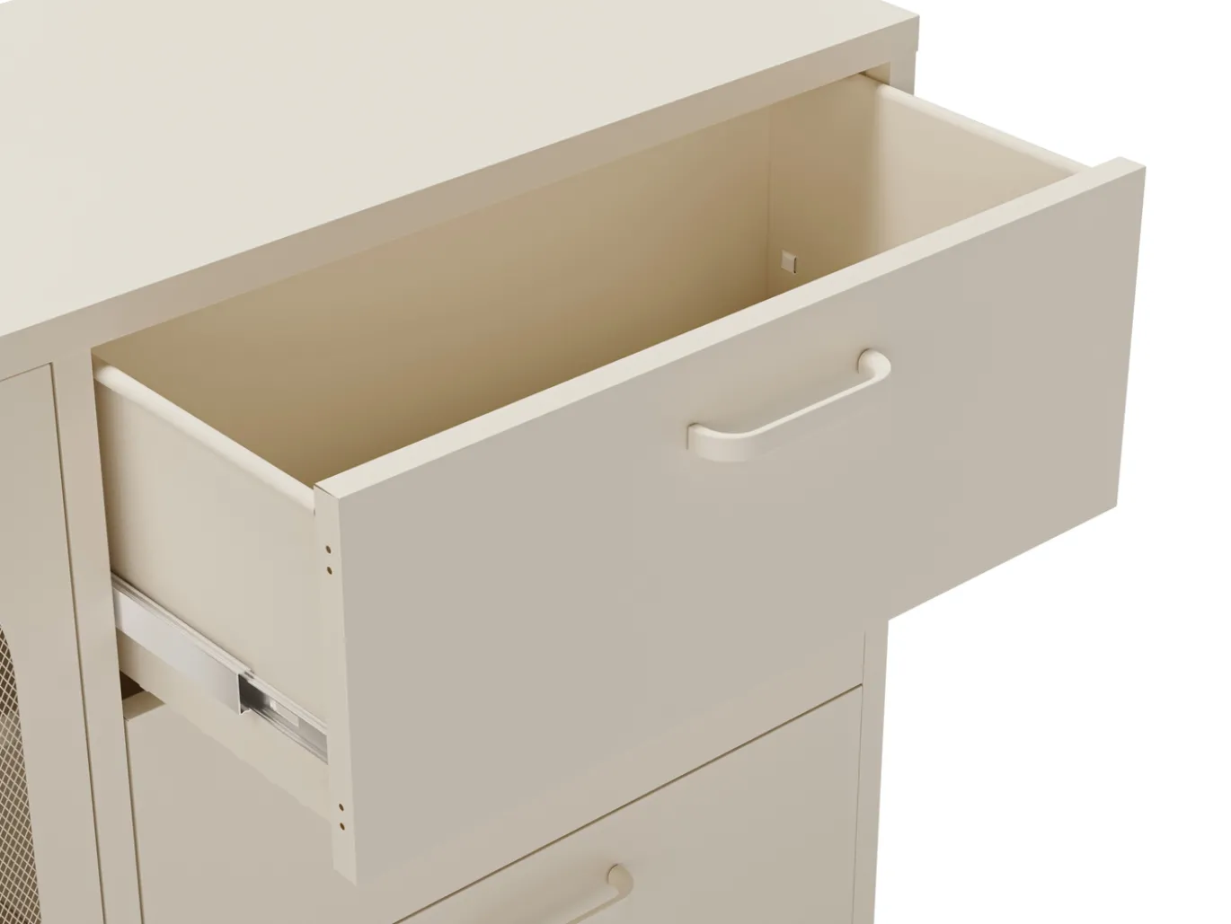 Dressoir Diora 2d3L 140cm Crème - Giga Meubel