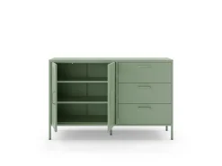 Dressoir Diora 2d3L 140cm Mintgroen - Giga Meubel