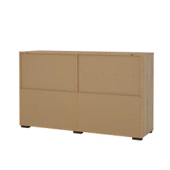 Dressoir Dubbel Sofia 6 lades Hickory - Giga Living