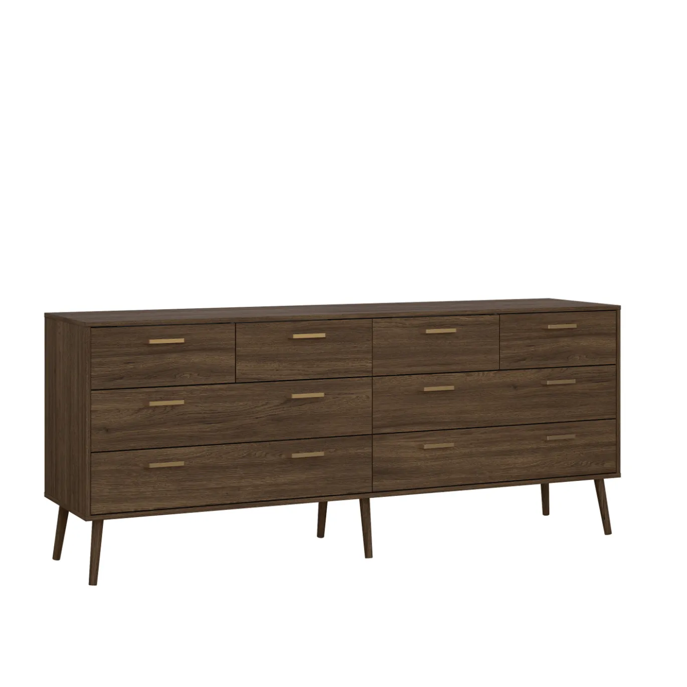 Dressoir Dubbel Tone 4+ 4 lades Narbonne Eikenlook - Giga Living