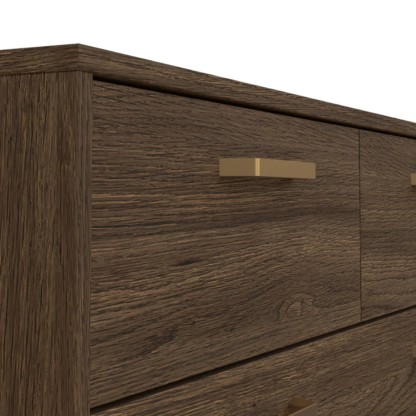Dressoir Dubbel Tone 4+ 4 lades Narbonne Eikenlook - Giga Living