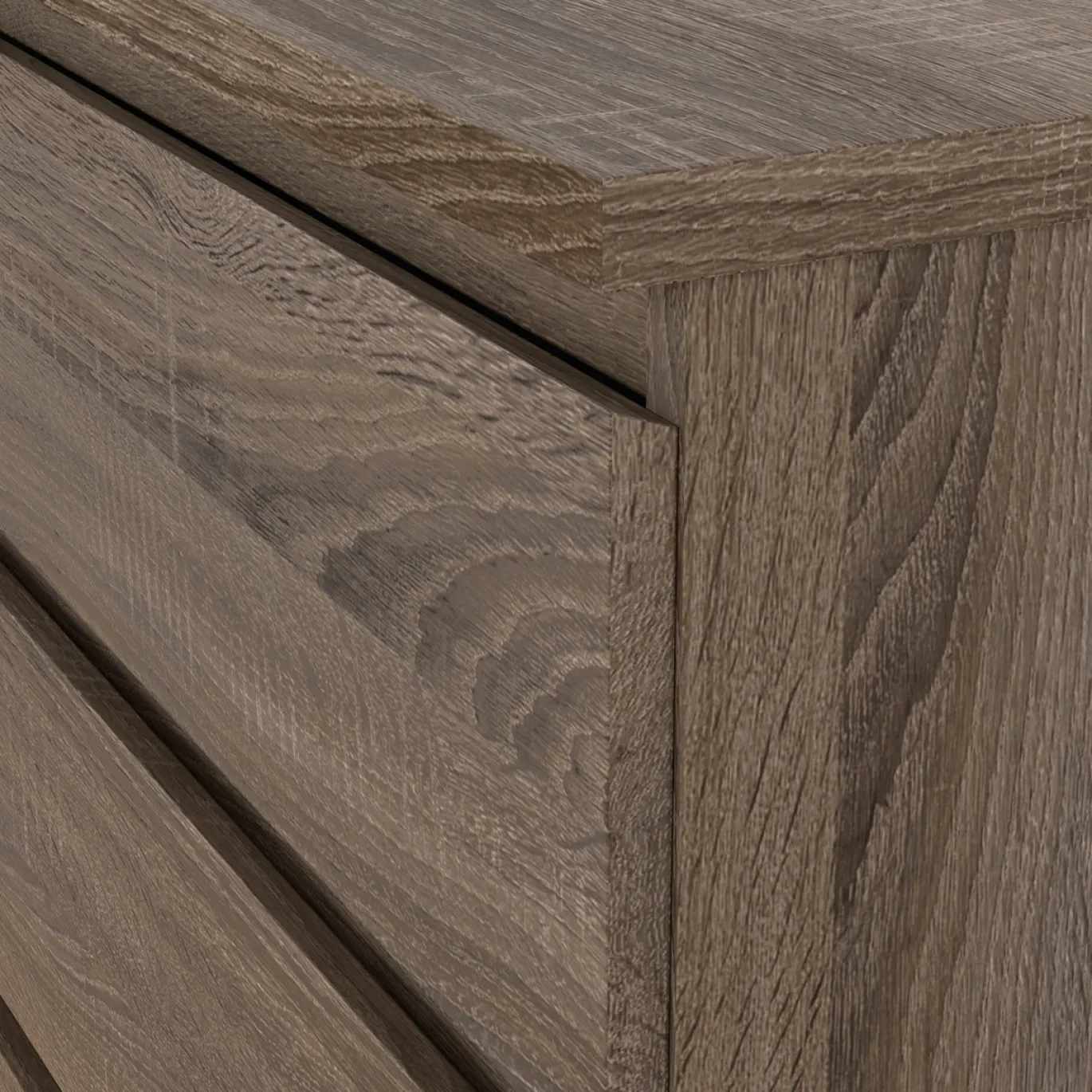 Dressoir Dubbel Ylva 6 lades Truffle - Giga Living