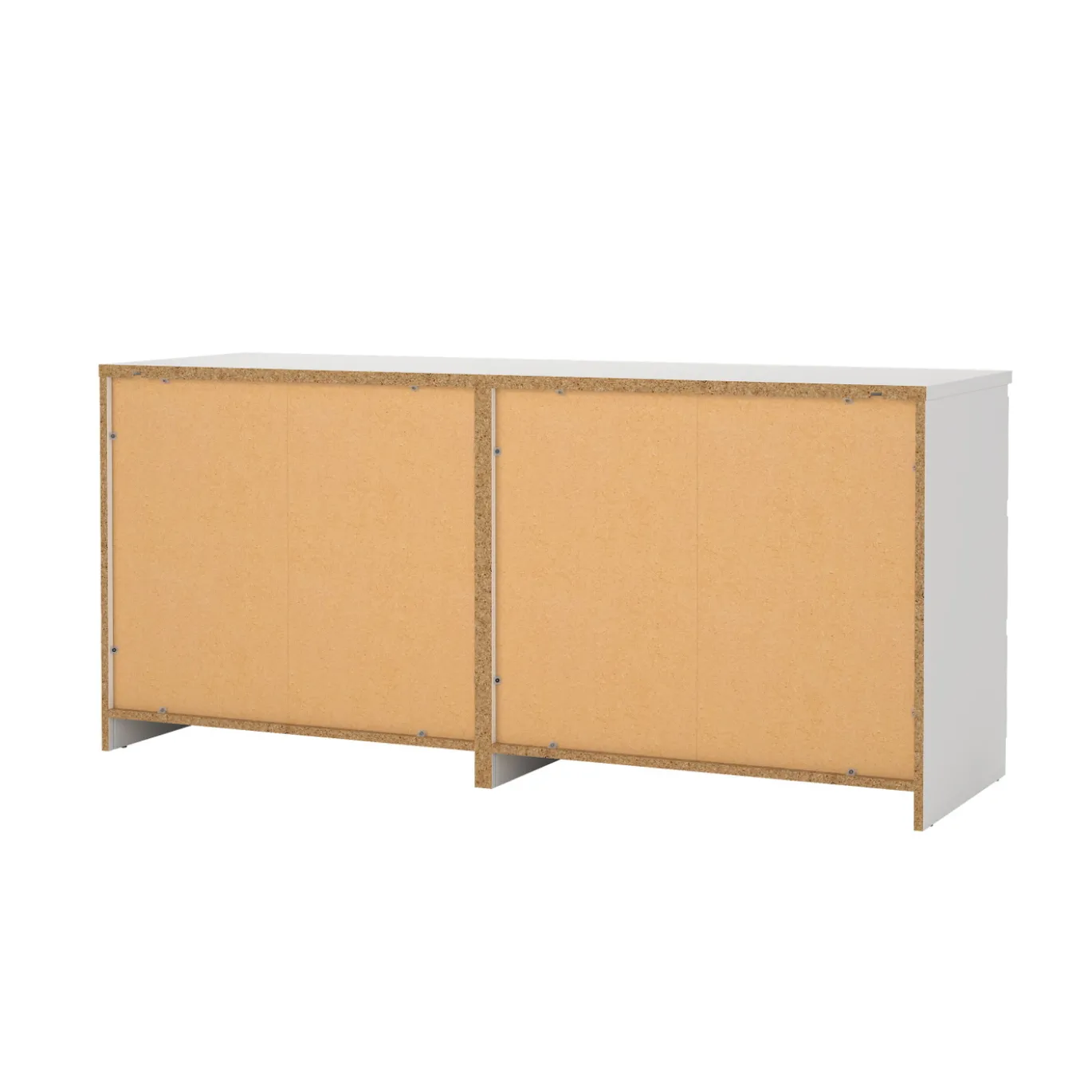 Dressoir Dubbel Ylva 6 lades Wit - Giga Living