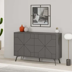 Dressoir Dune Antraciet 123cm