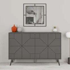 Dressoir Dune Antraciet 123cm