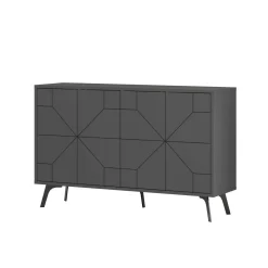 Dressoir Dune Antraciet 123cm