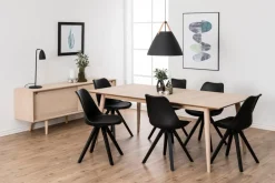 Dressoir Dysta Eikenfineer Wit 180cm - Giga Living