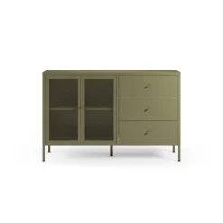 Dressoir Fayna 2d3L 140cm Groen - Giga Meubel