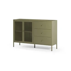 Dressoir Fayna 2d3L 140cm Groen - Giga Meubel