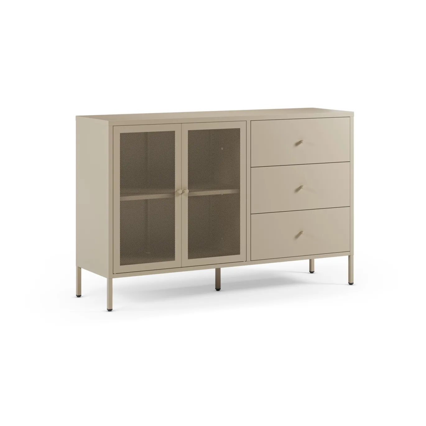 Dressoir Fayna 2d3L 140cm Zand - Giga Meubel