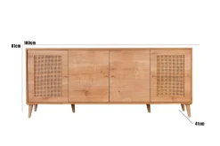 Dressoir Hazeran Naturel 180cm