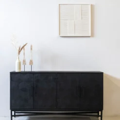 Dressoir Jazz Zwart 160cm - Giga Meubel