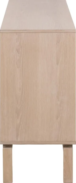 Dressoir Klevik Eikenfineer Wit 135cm - Giga Living