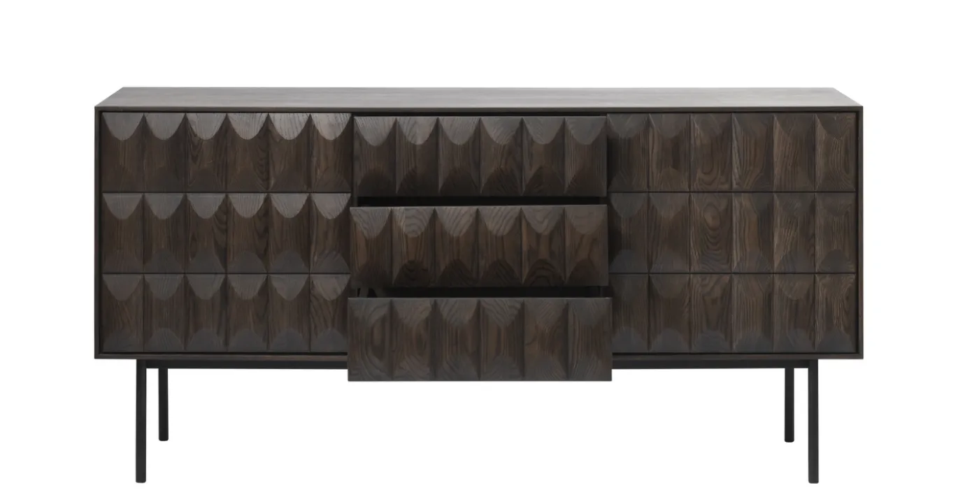 Dressoir Latina Espresso 3 Delen - Giga Living