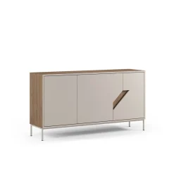Dressoir Lilou 3d 150cm Naturel/crème - Giga Meubel