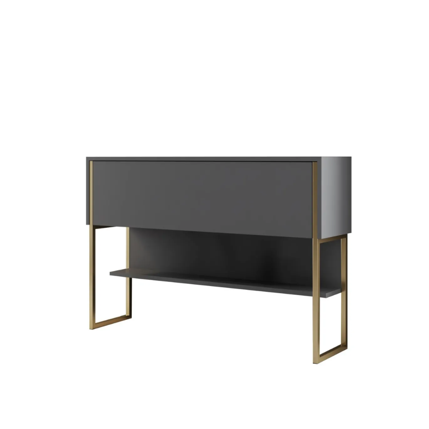 Dressoir Luxe Antraciet/Goud 120cm