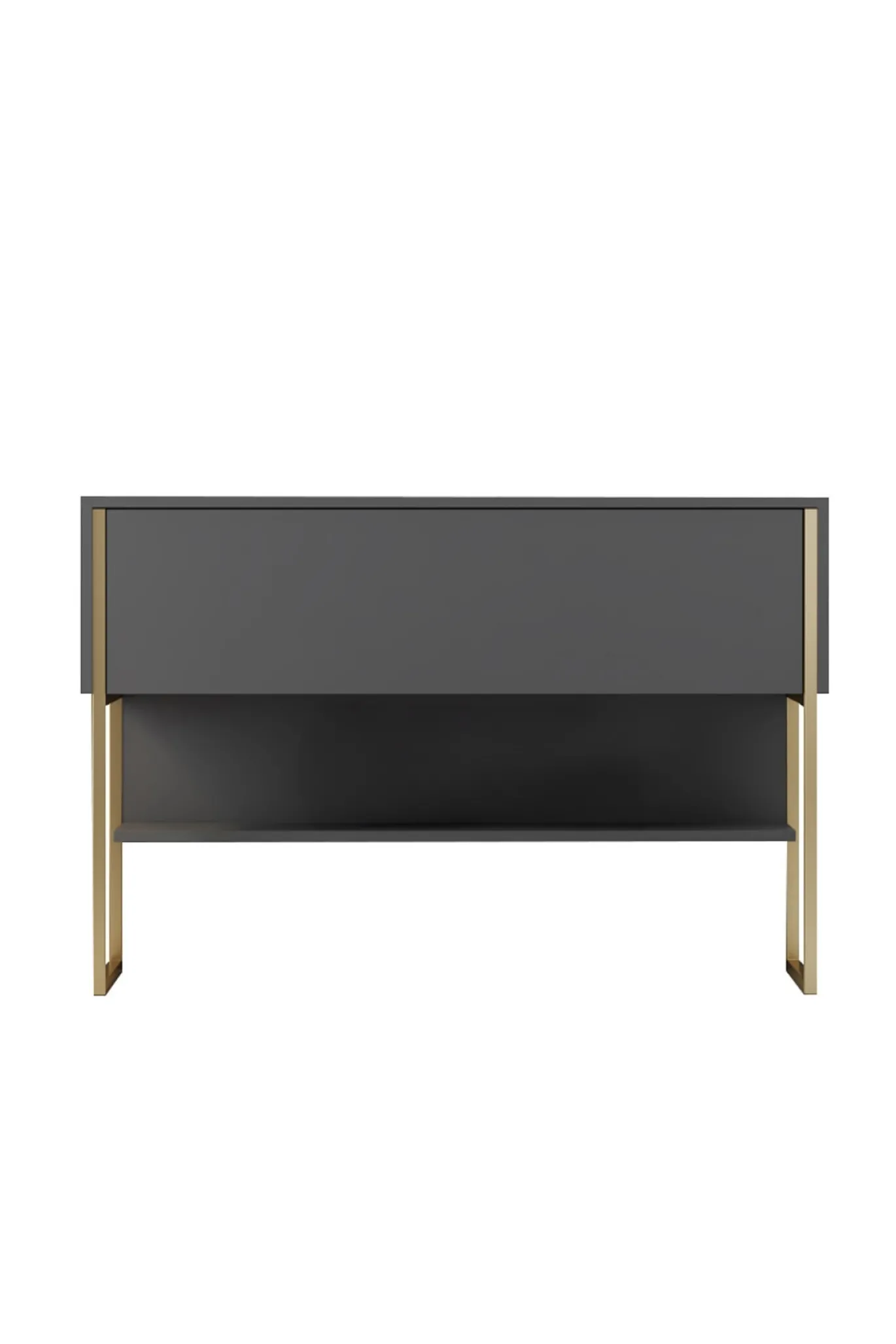 Dressoir Luxe Antraciet/Goud 120cm