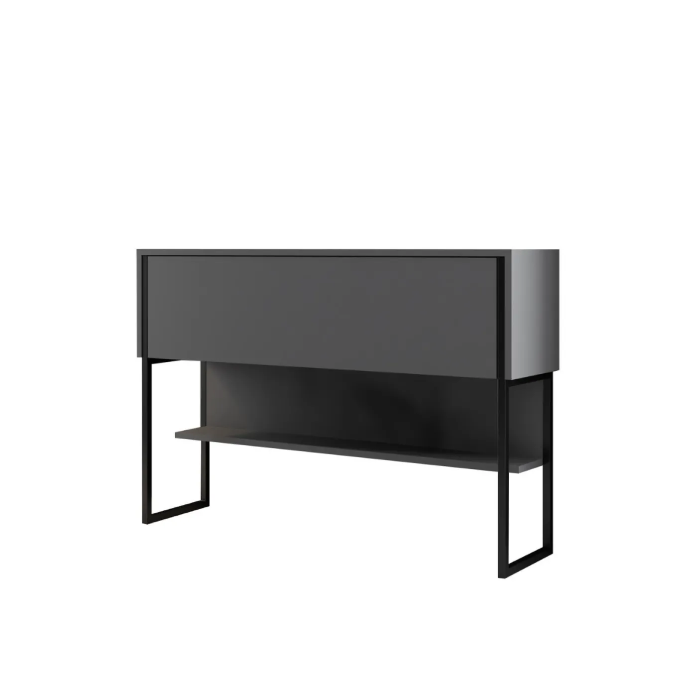 Dressoir Luxe Antraciet/Zwart 120cm