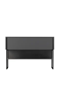 Dressoir Luxe Antraciet/Zwart 120cm