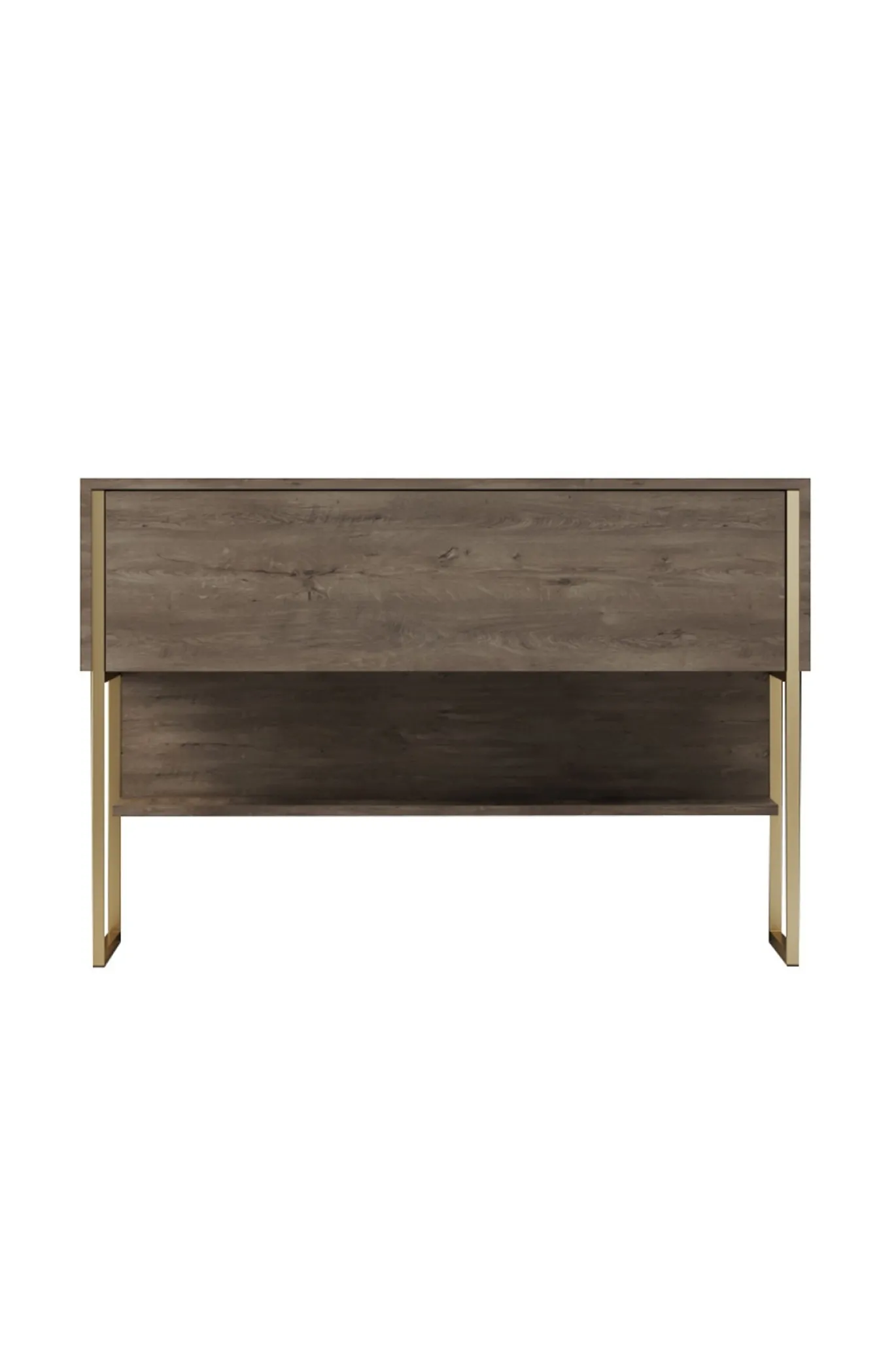 Dressoir Luxe Walnoot/Goud 120cm
