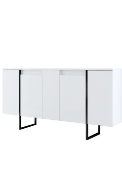 Dressoir Luxe Wit/Zwart 160cm