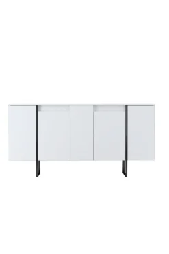 Dressoir Luxe Wit/Zwart 160cm