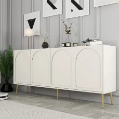 Dressoir Lyon Crème/Goud 180cm