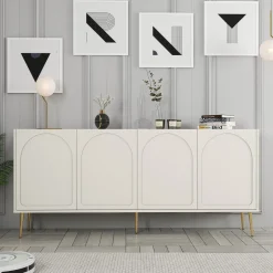 Dressoir Lyon Crème/Goud 180cm