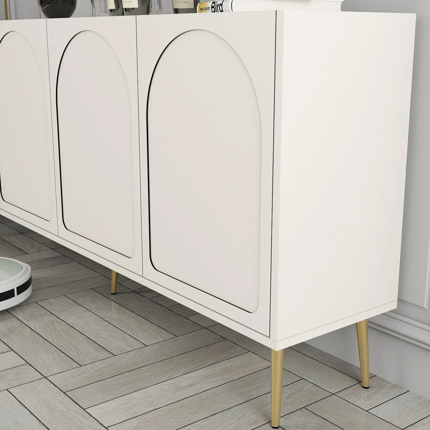 Dressoir Lyon Crème/Goud 180cm