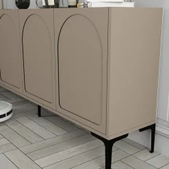 Dressoir Lyon Taupe/Zwart 180cm