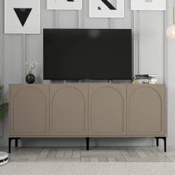 Dressoir Lyon Taupe/Zwart 180cm