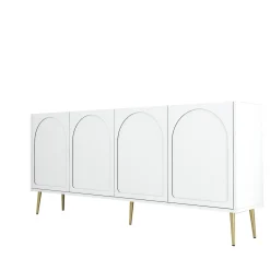Dressoir Lyon Wit/Goud 180cm