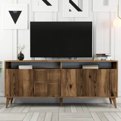 Dressoir Milan Melamine Walnoot 180cm