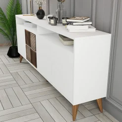 Dressoir Milan Melamine Wit 180cm