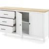 Dressoir Miranda 2d3L Wit Wax - Giga Meubel