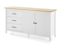 Dressoir Miranda 2d3L Wit Wax - Giga Meubel