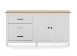 Dressoir Miranda 2d3L Wit Wax - Giga Meubel