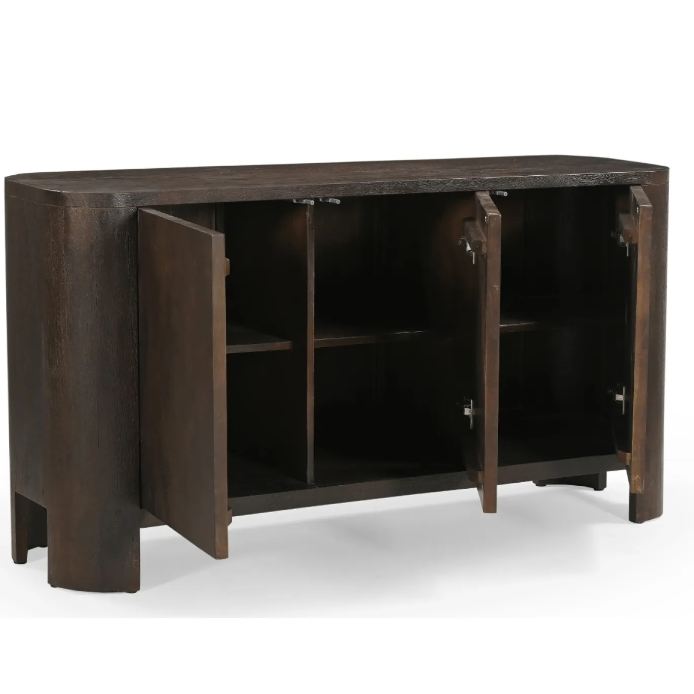 Dressoir Mitchel Walnoot 150cm Mangohout - Giga Meubel