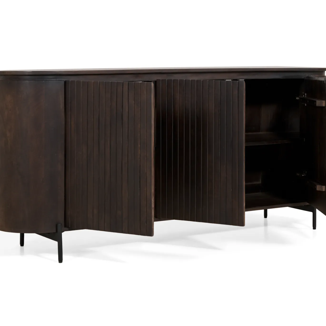 Dressoir Mokka Donkerbruin 180cm - Giga Meubel