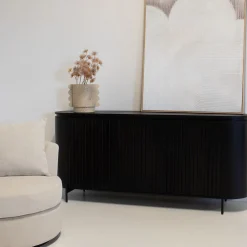Dressoir Mokka Donkerbruin 180cm - Giga Meubel