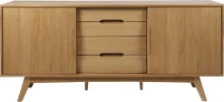 Dressoir Mylla Eikenfineer Naturel 180cm - Giga Living