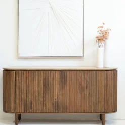 Dressoir Myra Travertin Bruin 175cm - Giga Meubel