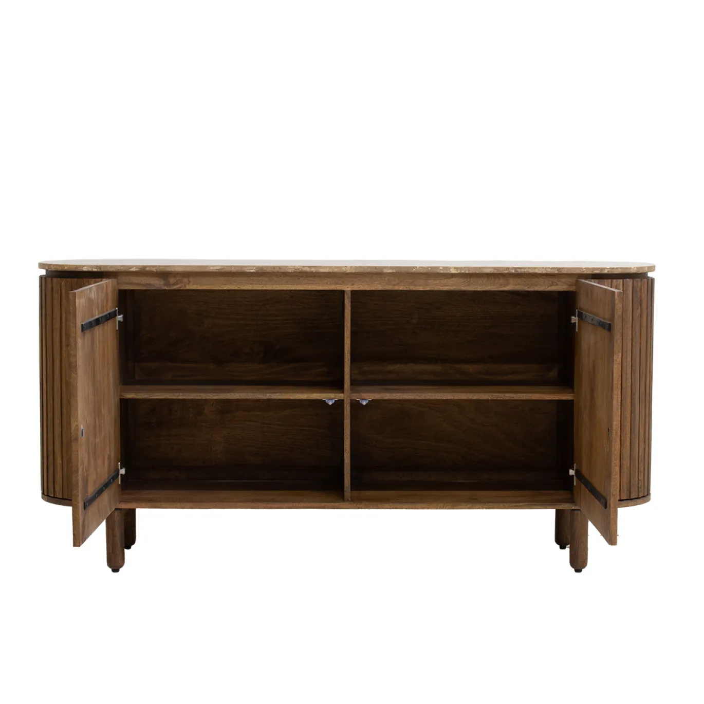 Dressoir Myra Travertin Bruin 175cm - Giga Meubel