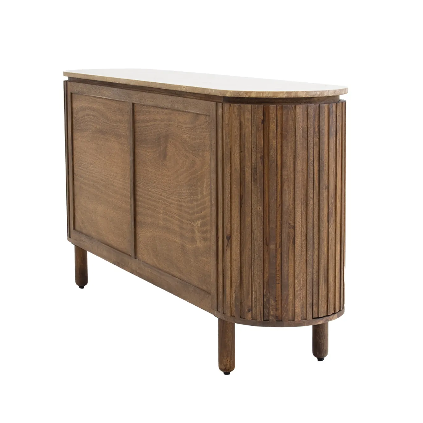 Dressoir Myra Travertin Bruin 175cm - Giga Meubel