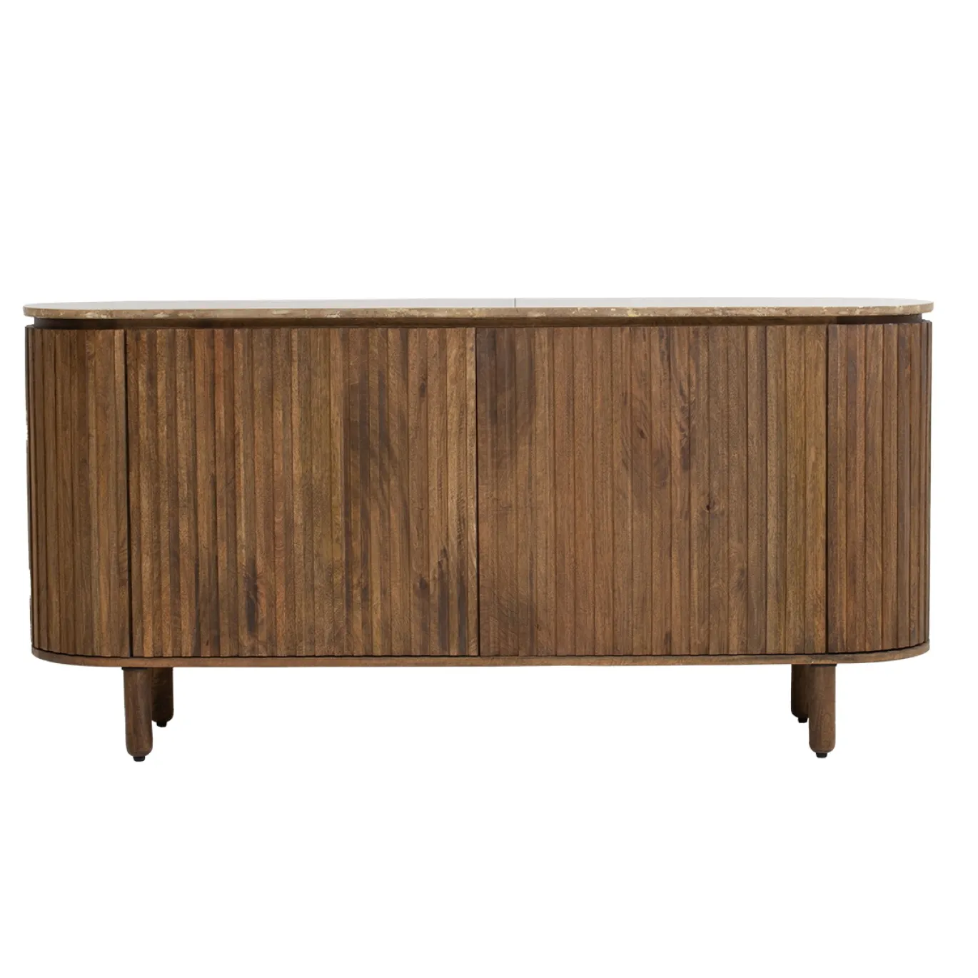 Dressoir Myra Travertin Bruin 175cm - Giga Meubel
